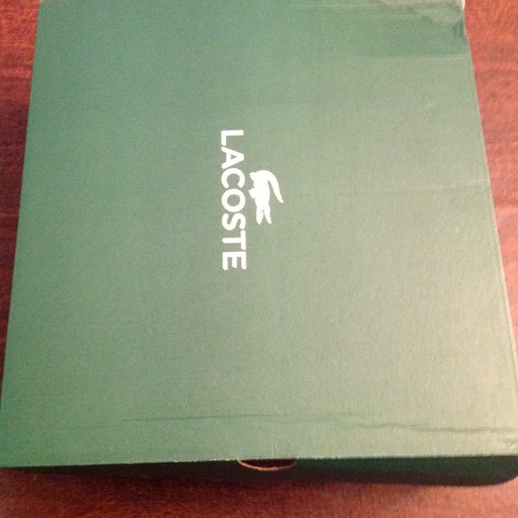 Lacoste Men's Run Breaker Navy Leather WR Mid Sneakers - 11.5 - New in Box - Picture 8 of 8